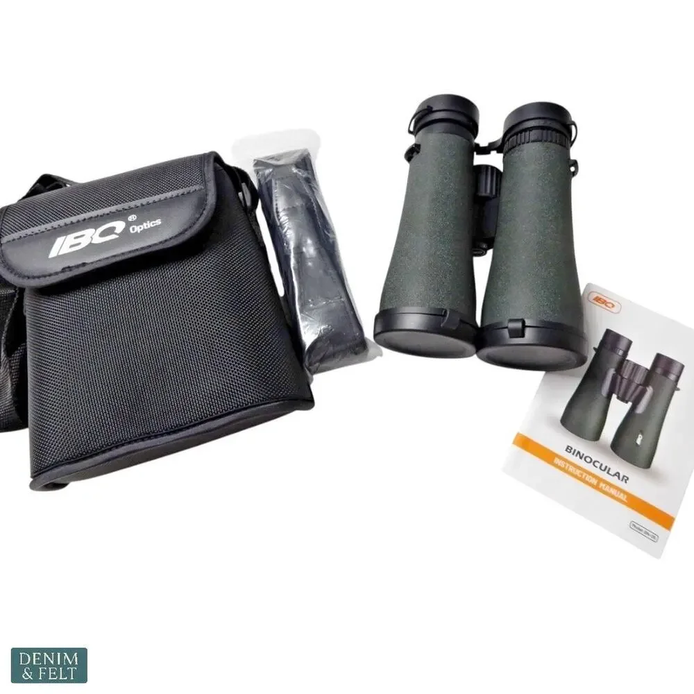 IBQ‎ 12x50 Eagle Binoculars w/ Phone Adapter Waterproof Fogproof Lightweight NEW